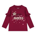 طقم ليجنز بناتي صغير باللونين العنابي والبيج, 1, hi-res