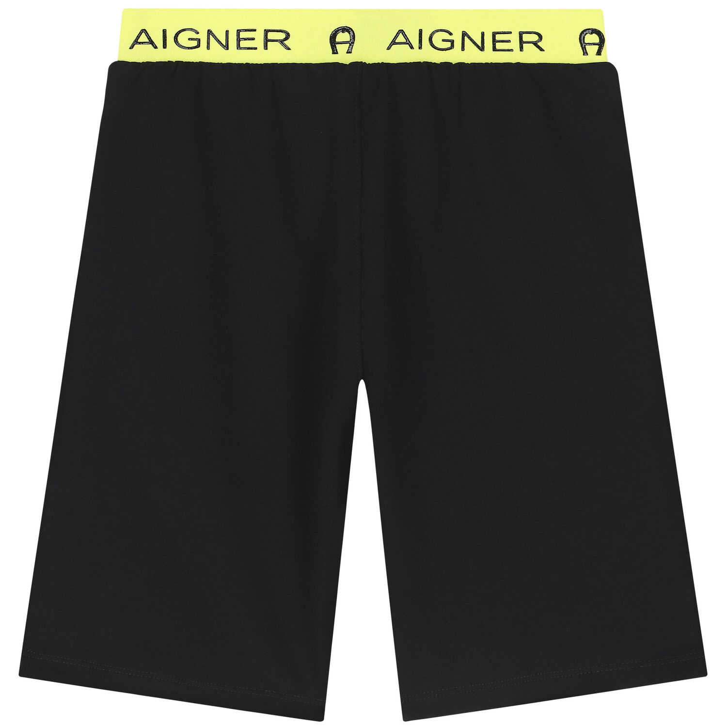 Boys Black Cotton Logo Shorts, 1, hi-res