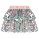 Girls Pink Sequin Iridescent Skirt, 1, hi-res