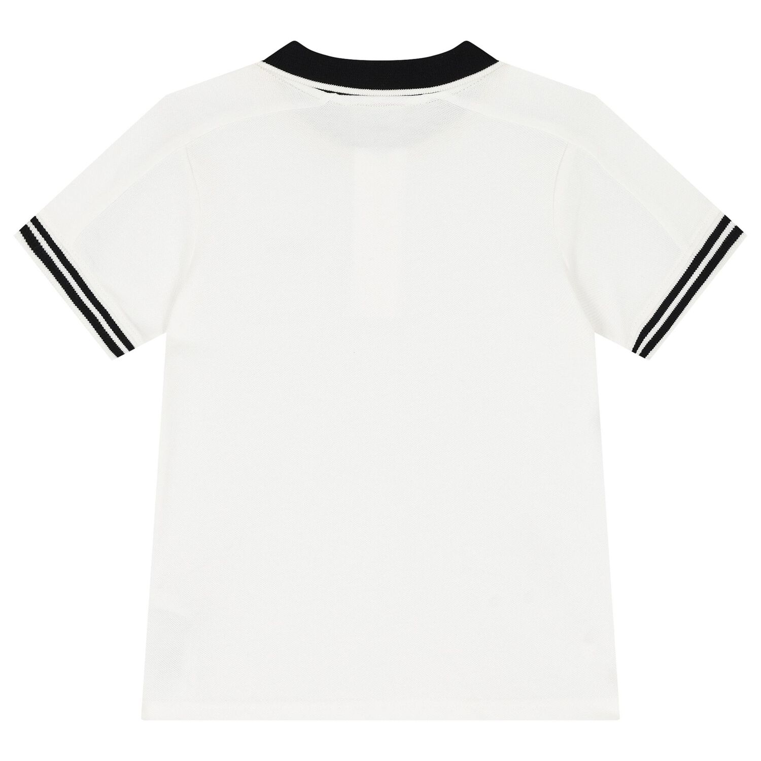 طقم شورت أولاد بالشعار باللون الأبيض والأسود , 1, hi-res image number null