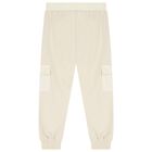 Boys Ivory Cargo Joggers, 1, hi-res