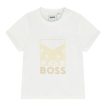 Baby Boys White Logo T-Shirt