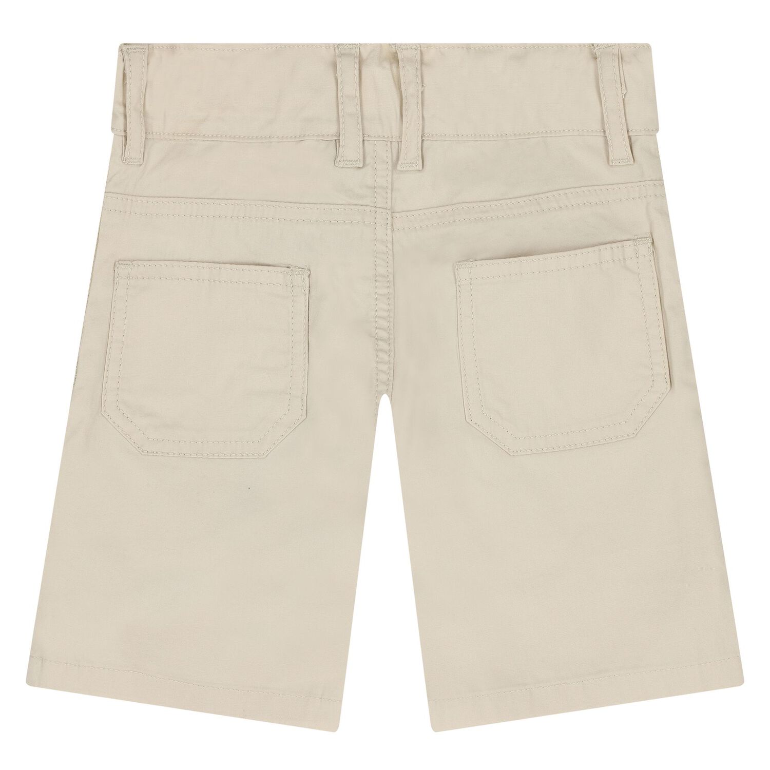 Younger Boys Beige Logo Shorts, 2, hi-res