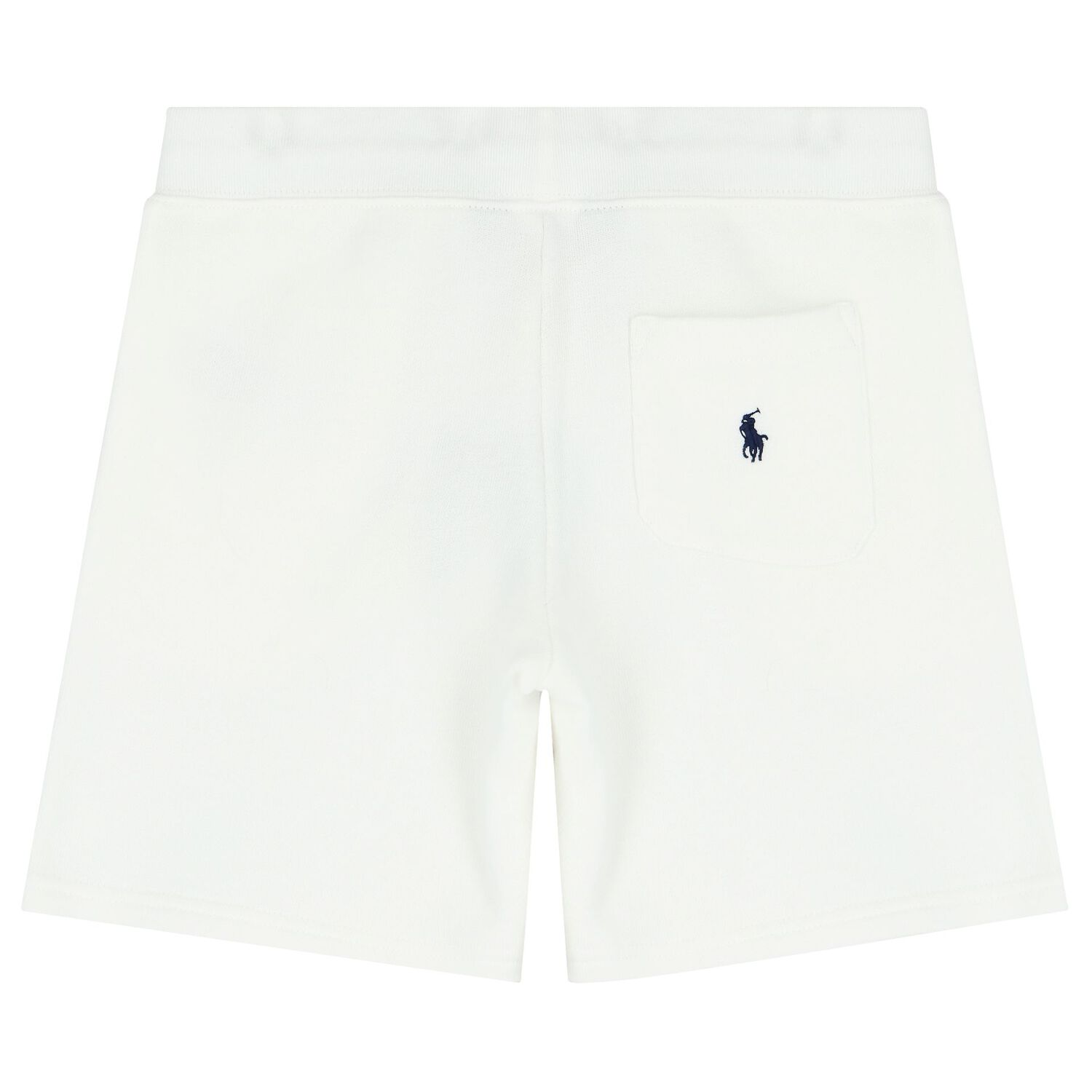 Boys White Logo Shorts, 3, hi-res