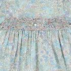 فستان بنات باللون الاخضر و الازرق, 1, hi-res