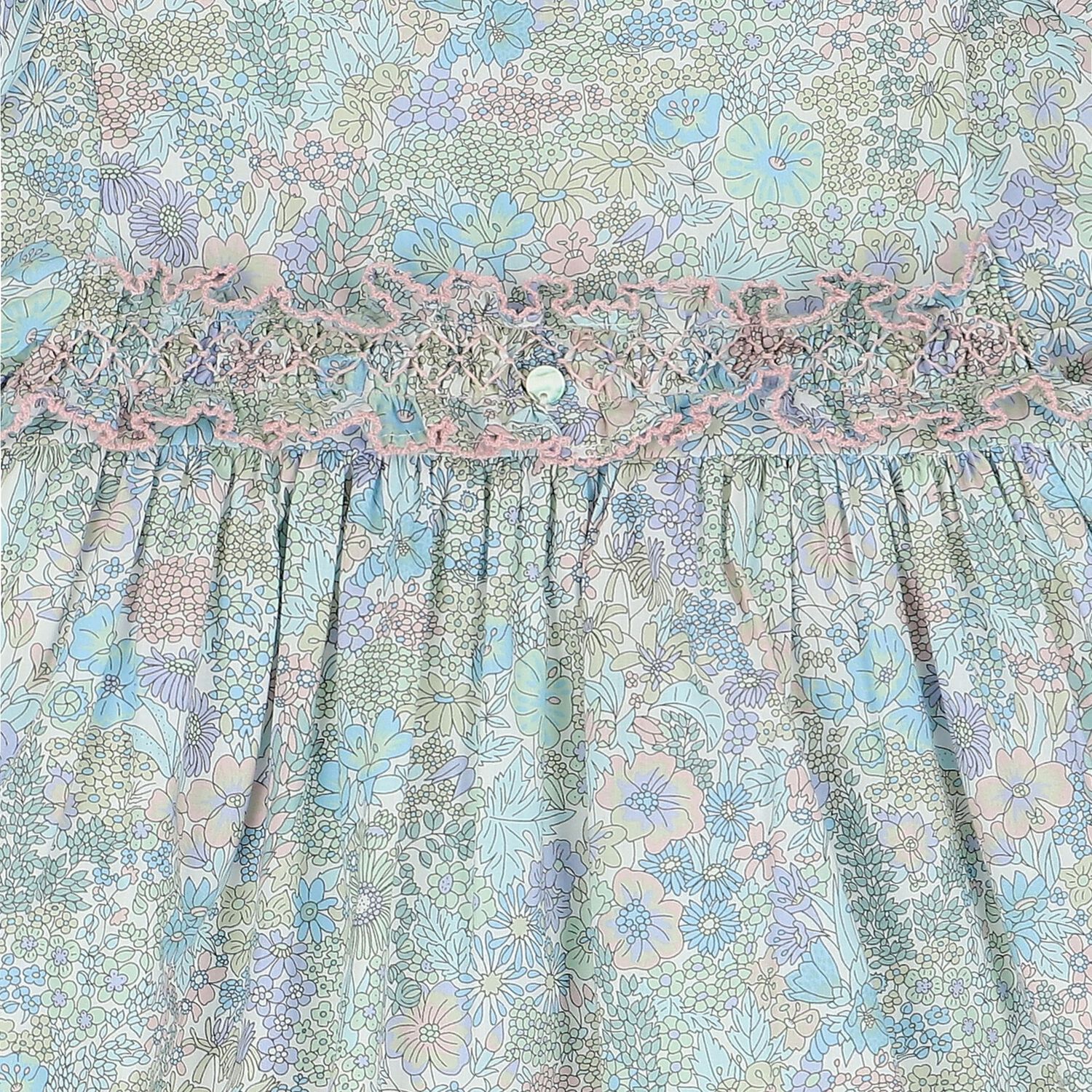 فستان بنات باللون الاخضر و الازرق, 1, hi-res image number null