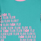 طقم فستان بنات باللون الأخضر والوردى, 1, hi-res