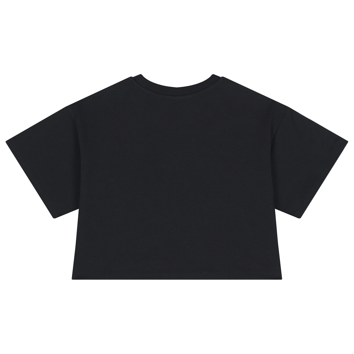 قميص بناتي أسود بشعار دب تيدي, 5, hi-res