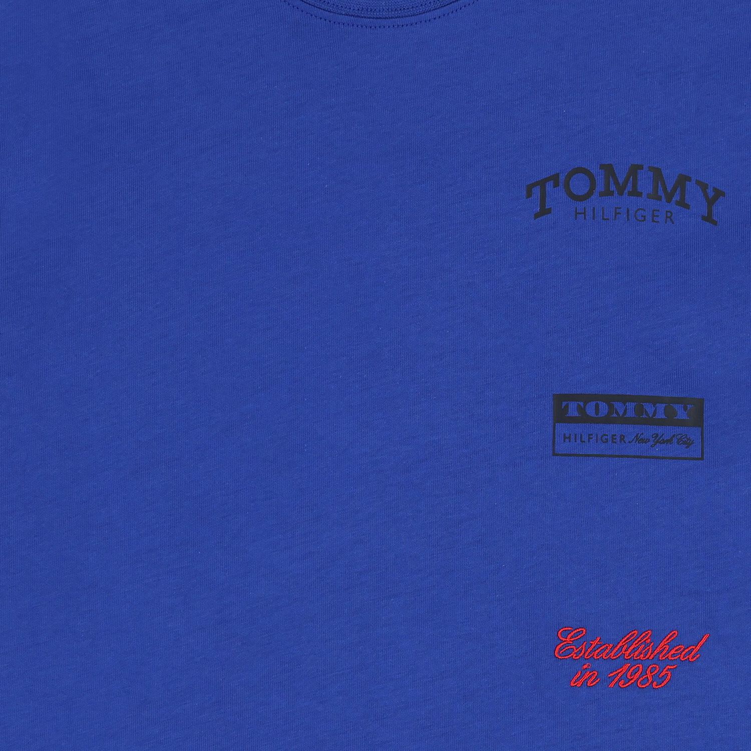 Boys Blue Logo T-Shirt, 1, hi-res