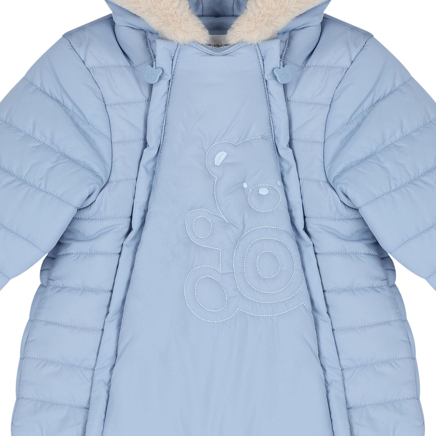 Baby Boys Logo Teddy Bear Snowsuit, 3, hi-res image number null