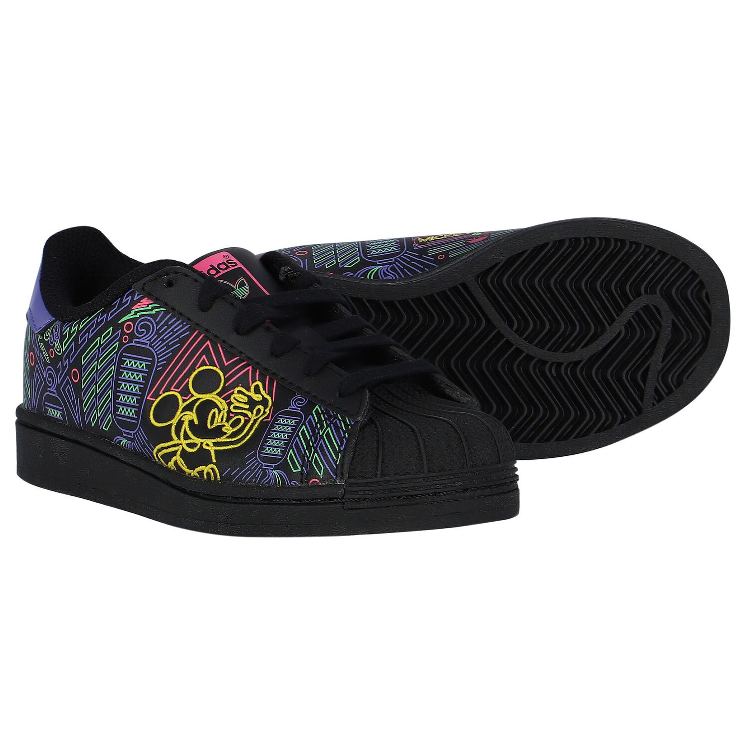 Black Superstar Trainers, 1, hi-res image number null