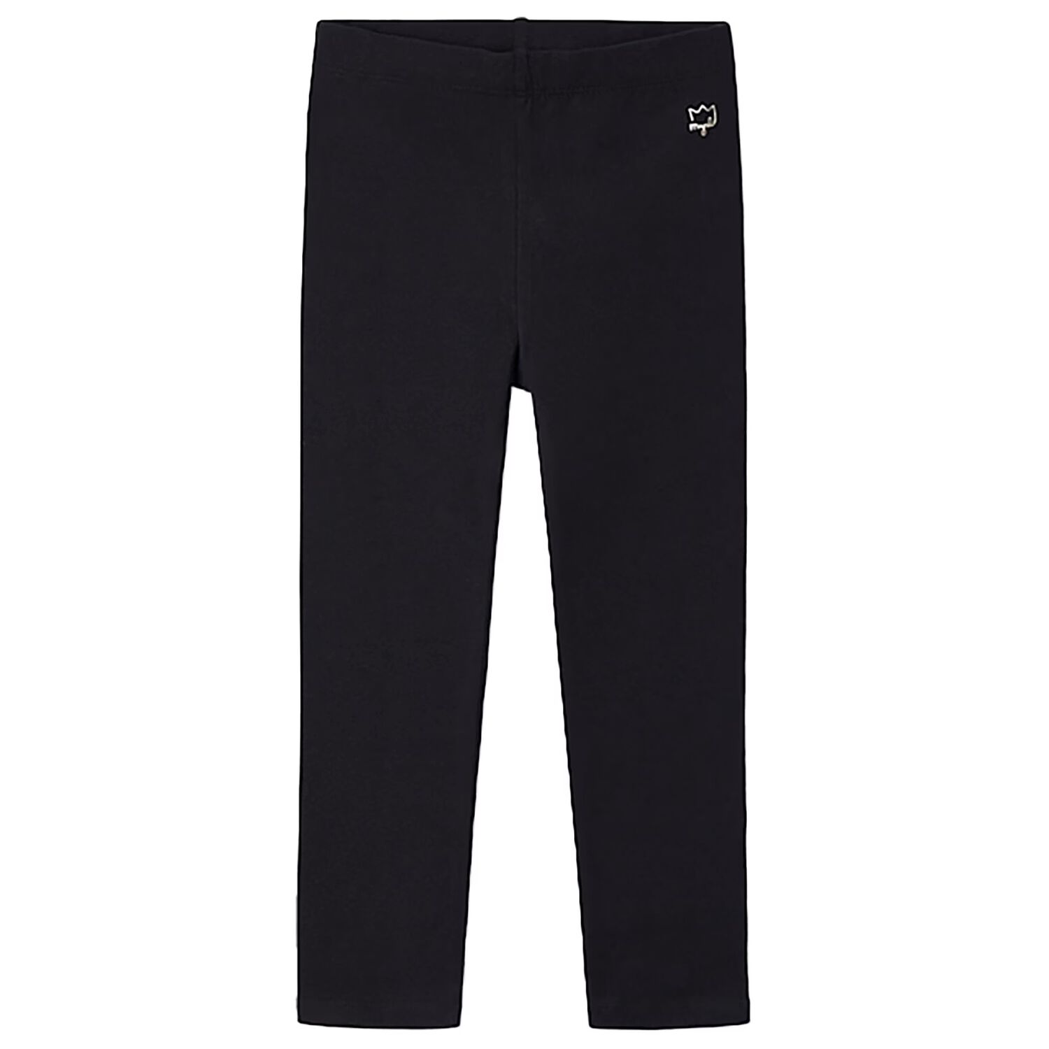 Girls Black Logo Leggings, 2, hi-res