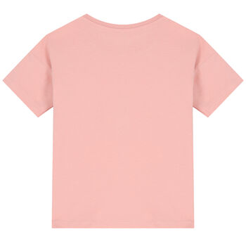 Girls Pink Logo T-Shirt