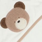 منشفة بطبعة تيدي باللون العاجي والبيج, 1, hi-res