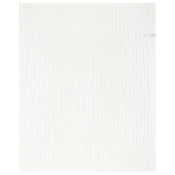 White Knit Baby Blanket