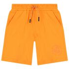 Boys Orange Shorts, 1, hi-res