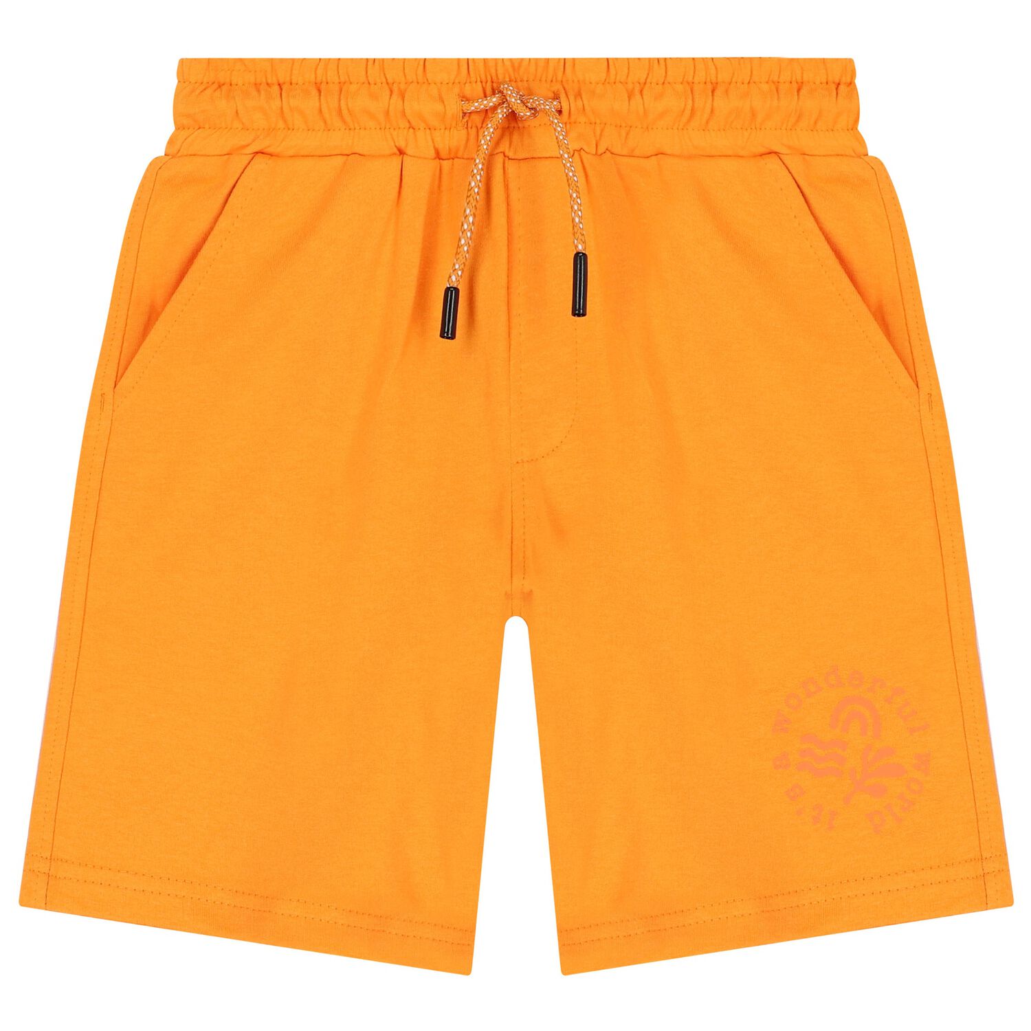 Boys Orange Shorts, 1, hi-res