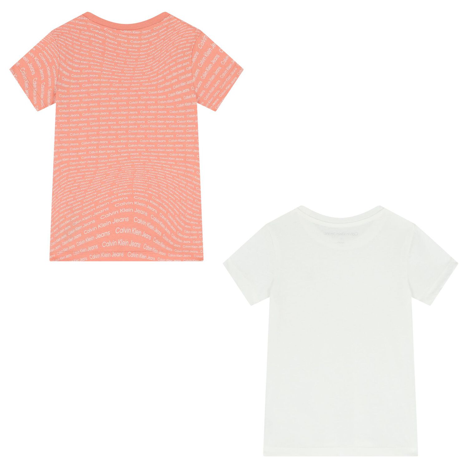 Girls White & Pink Logo T-Shirts ( 2-Pack ), 1, hi-res image number null