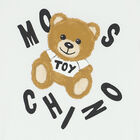 تيشيرت بشعار تيدي باللون الأبيض, 1, hi-res