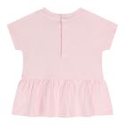 Baby Girls Pink & White Leggings Set, 1, hi-res