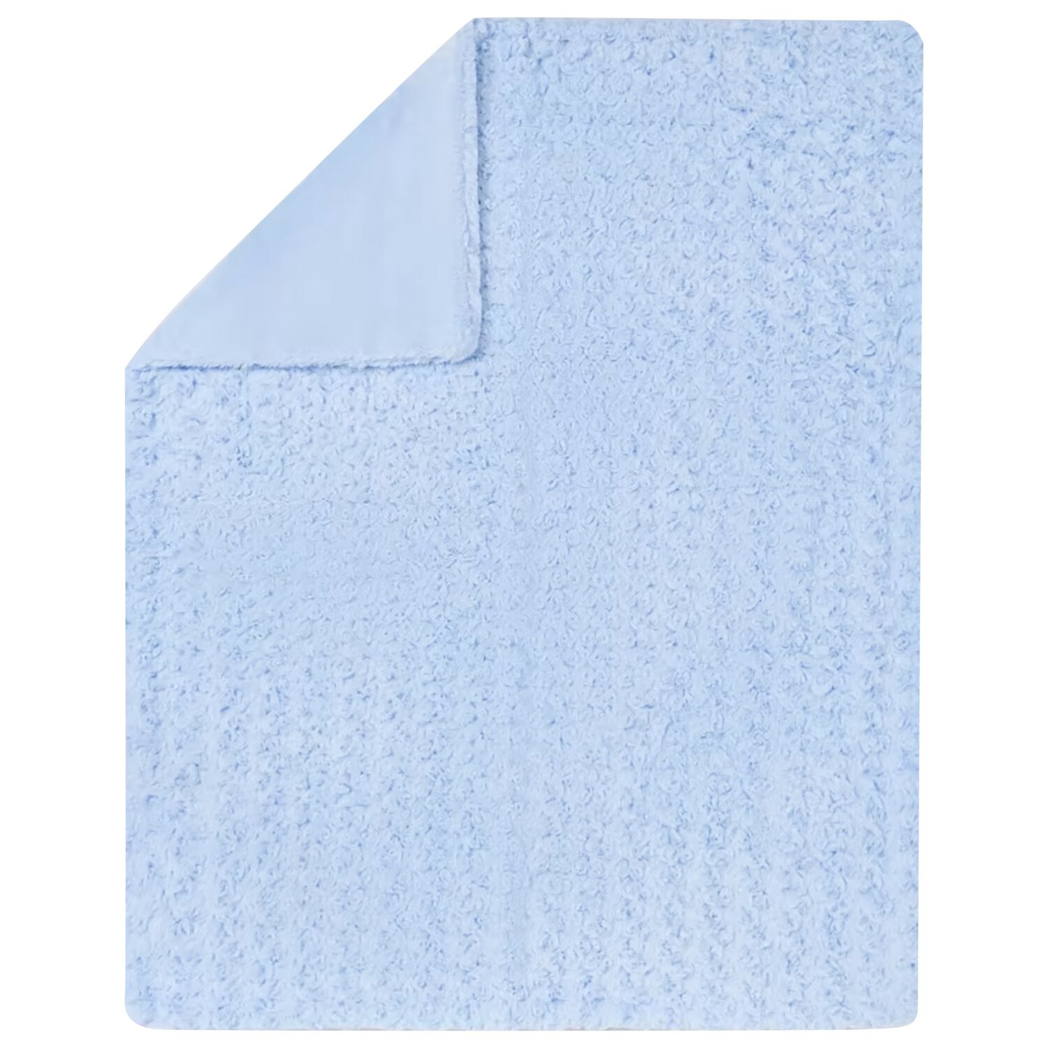Baby Boys Blue Plush Blanket, 2, hi-res