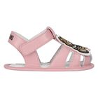 صندل بنات بطبعة تيدى بير  باللون الوردي , 1, hi-res