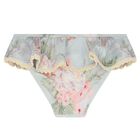 مايوه بنات بيكيني بطبعة الزهور باللون الأزرق, 1, hi-res