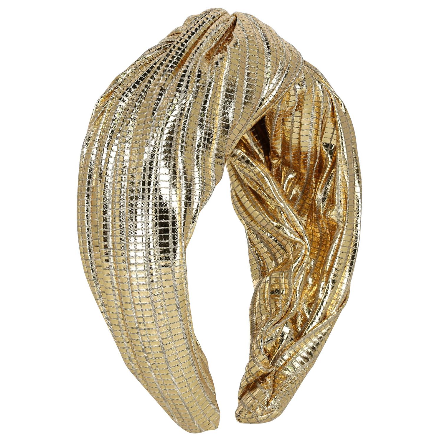 Girls Metallic Gold Headband, 1, hi-res image number null