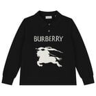 Boys Black Knight Polo Shirt, 1, hi-res