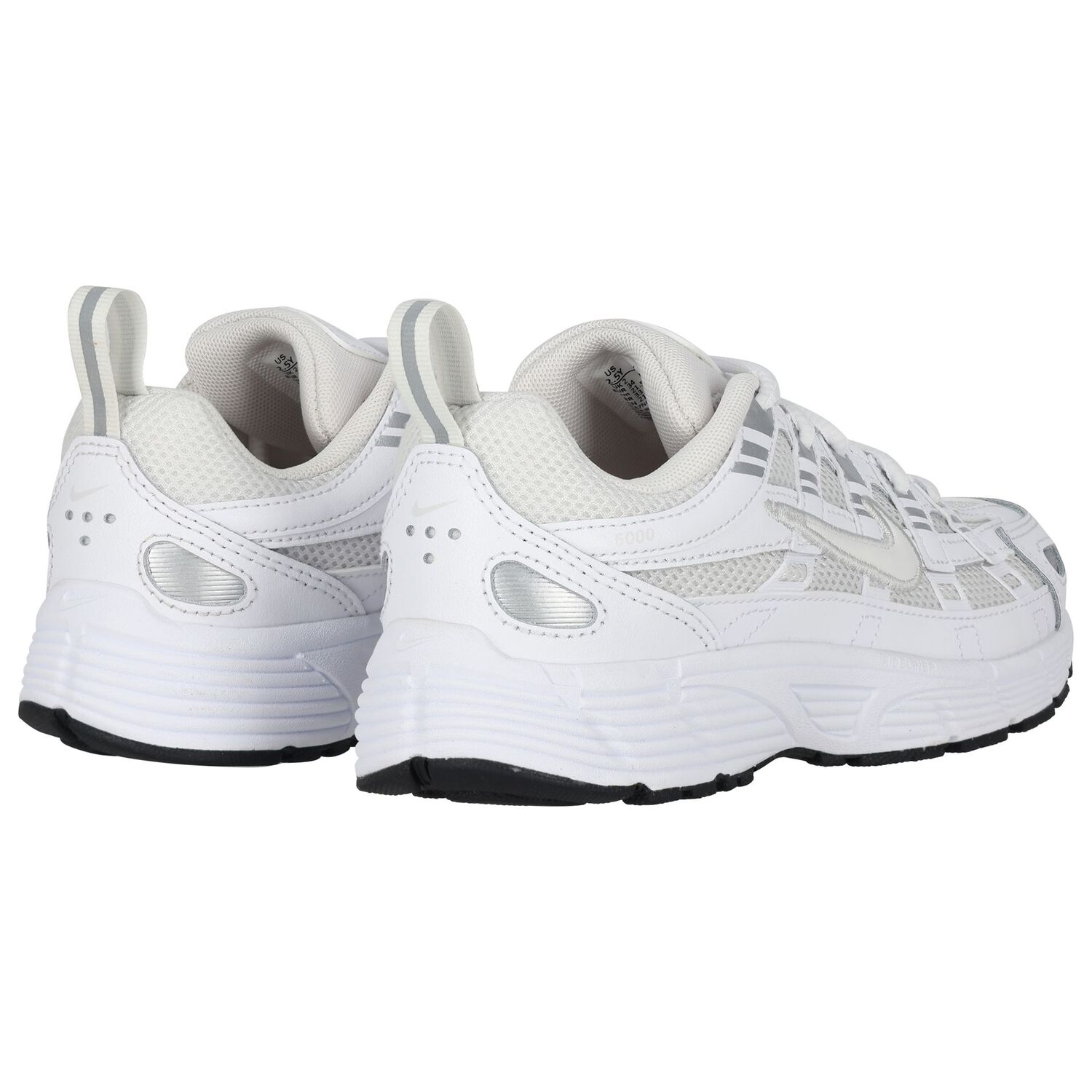 White & Grey P-6000 Trainers, 1, hi-res
