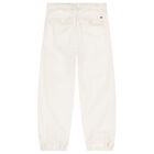 Boys Ivory Logo Trousers, 1, hi-res