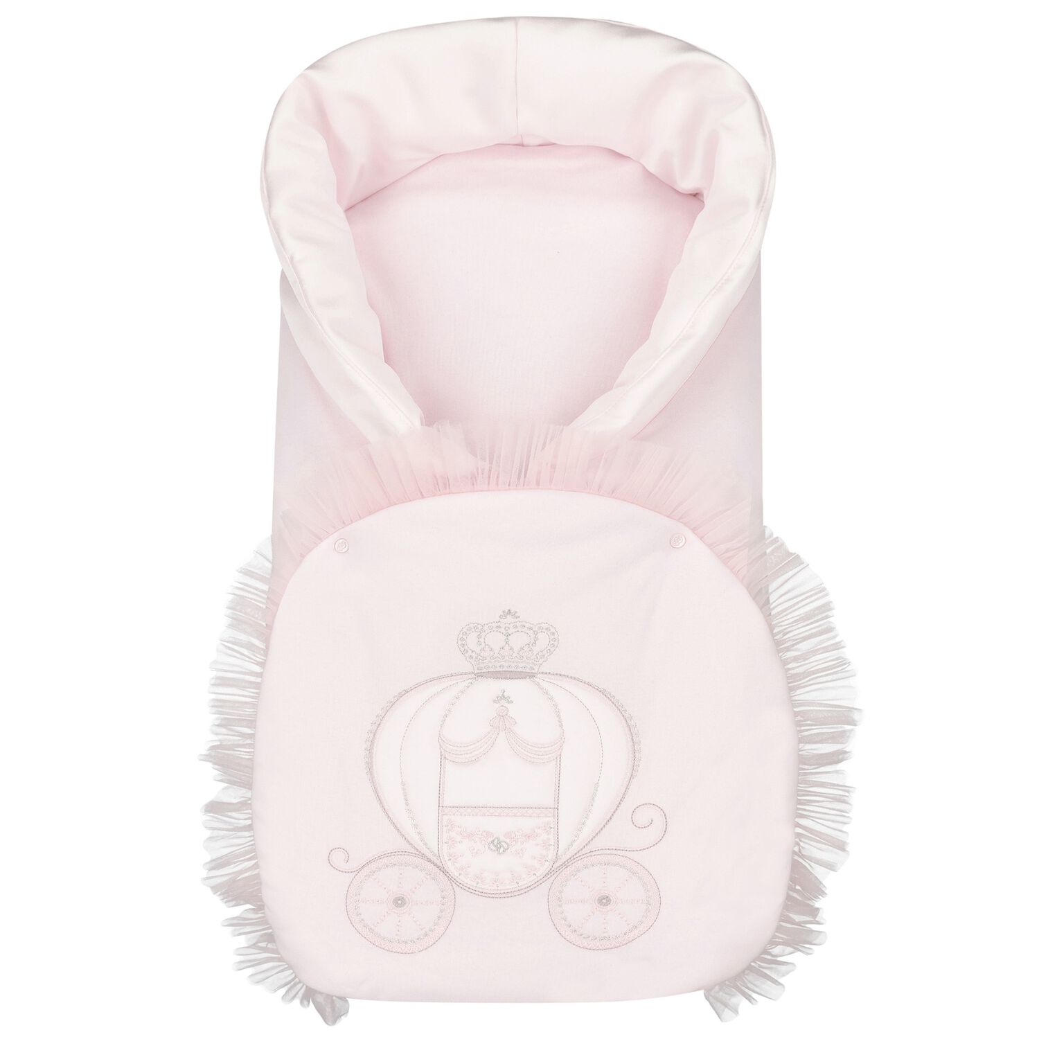 مدس بنات من التول باللون الوردي للأطفال, 1, hi-res