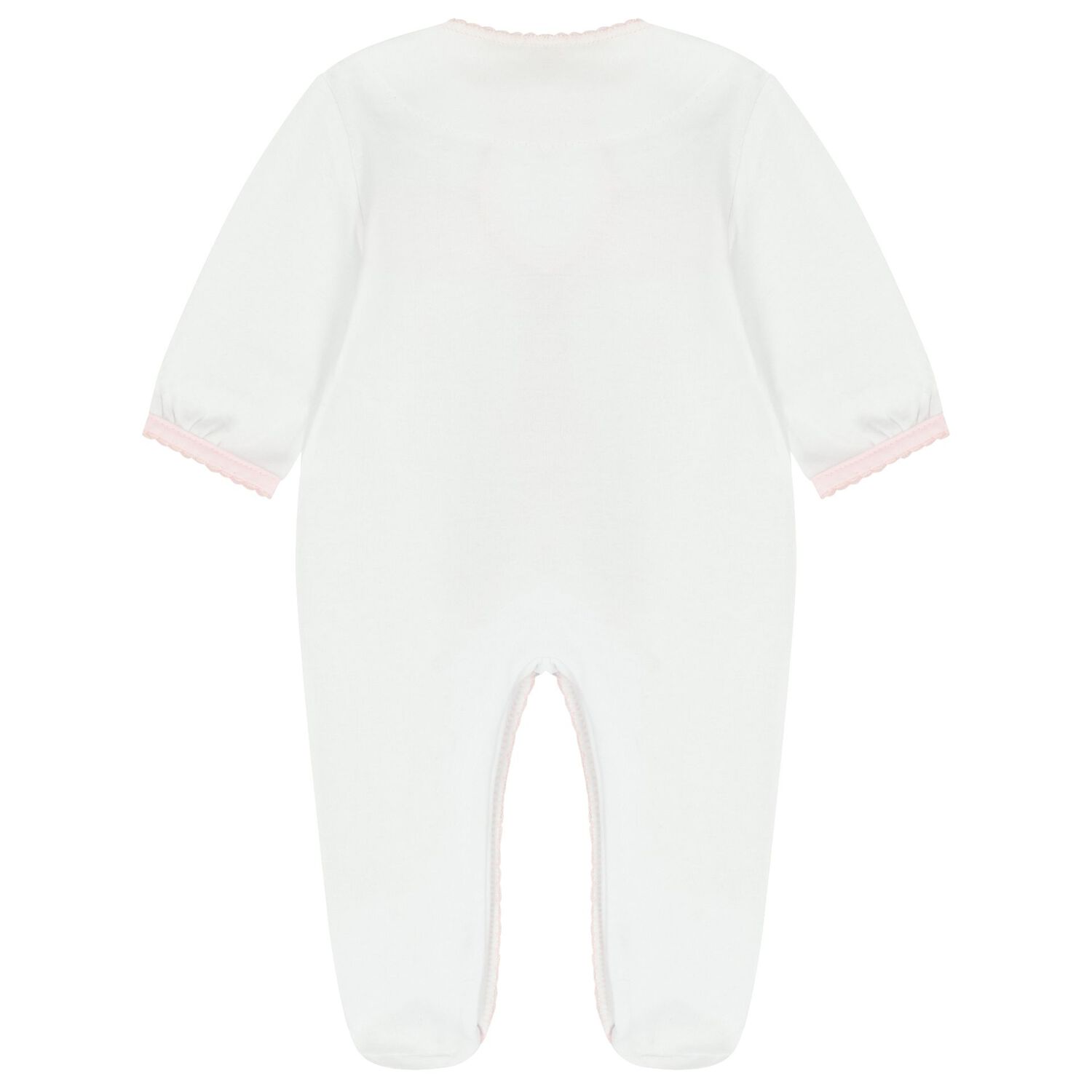 أفرول بنات بطبعة الزهور باللون الأبيض و الوردي, 1, hi-res