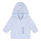Baby Boys Blue & White Tracksuit Gift Set, 1, hi-res