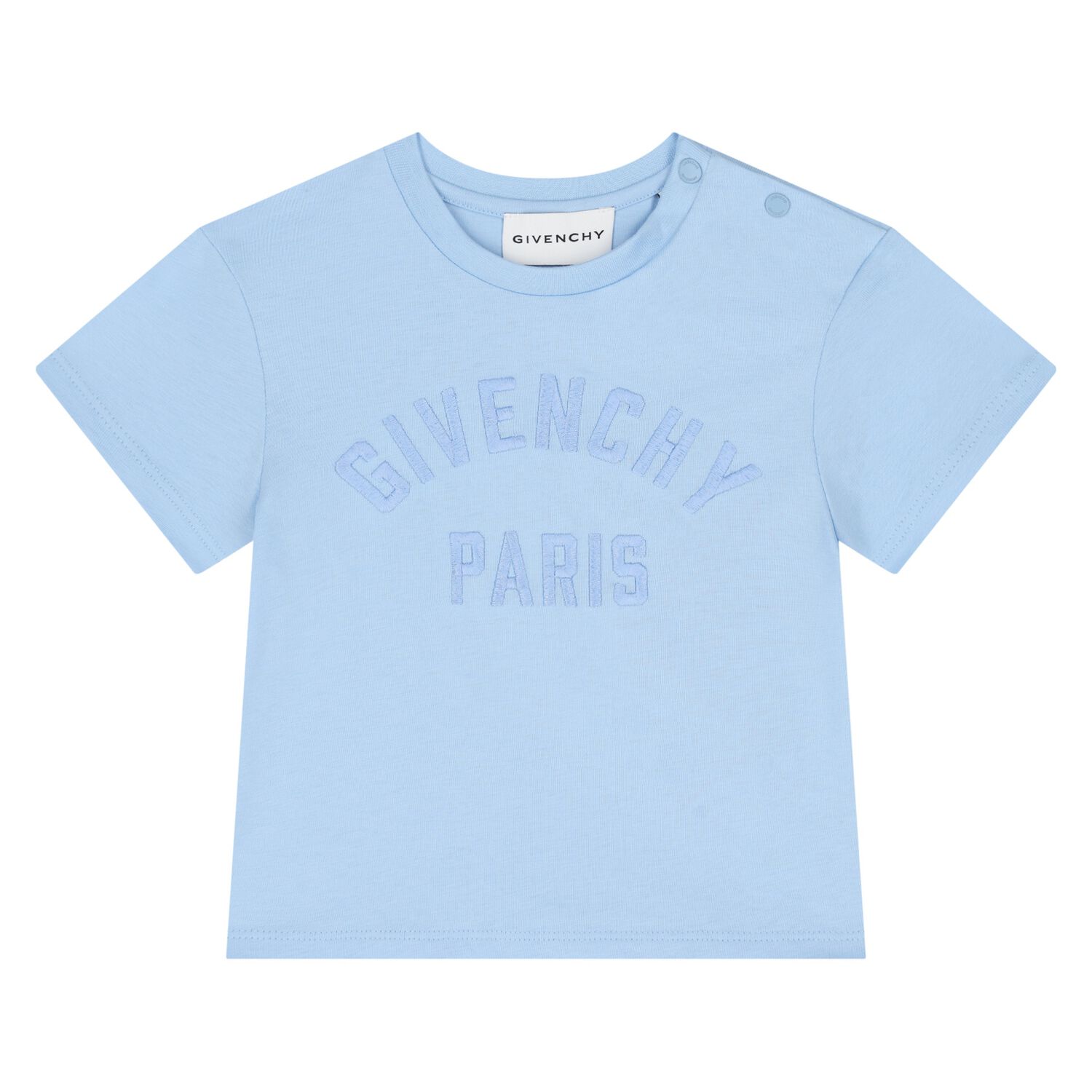 Younger Boys Blue Logo T-Shirt, 2, hi-res