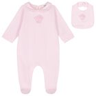 Baby Girls Pink Medusa Logo Babygrow Gift Set, 1, hi-res
