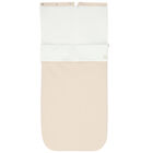 مدس بالشعار باللون البيج والأبيض, 3, hi-res