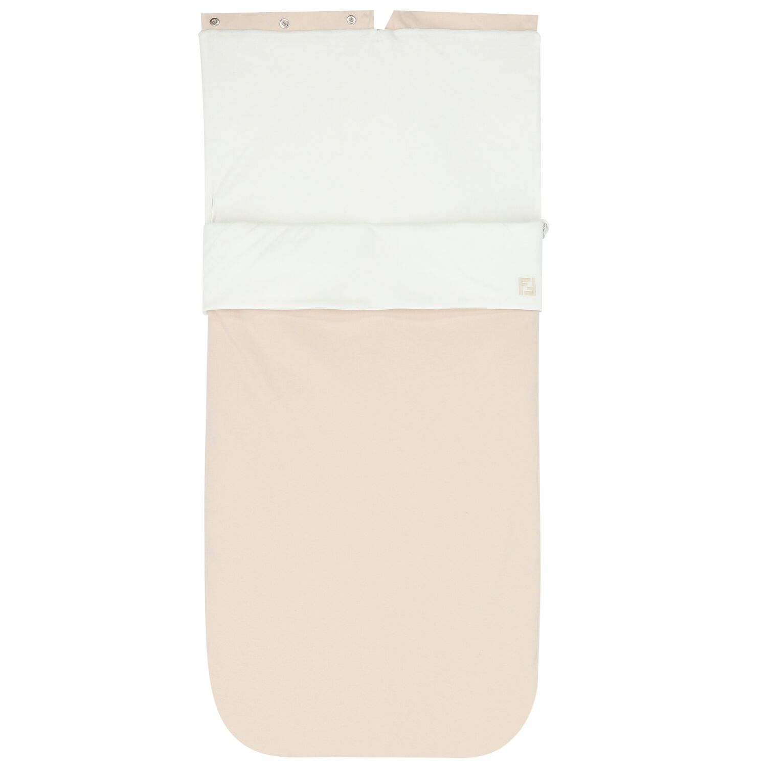 مدس بالشعار باللون البيج والأبيض, 3, hi-res image number null