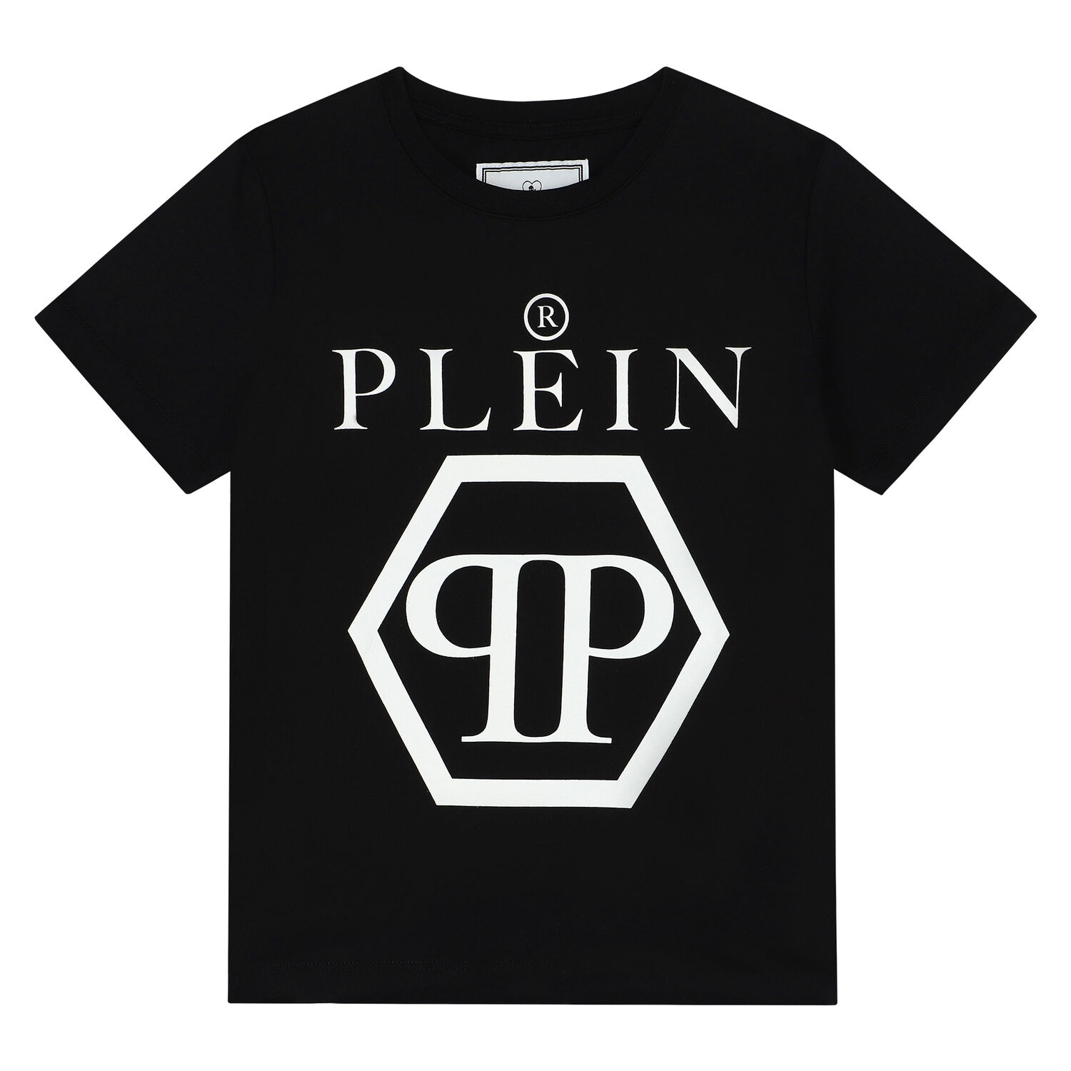 Boys Black Logo T-Shirt, 3, hi-res