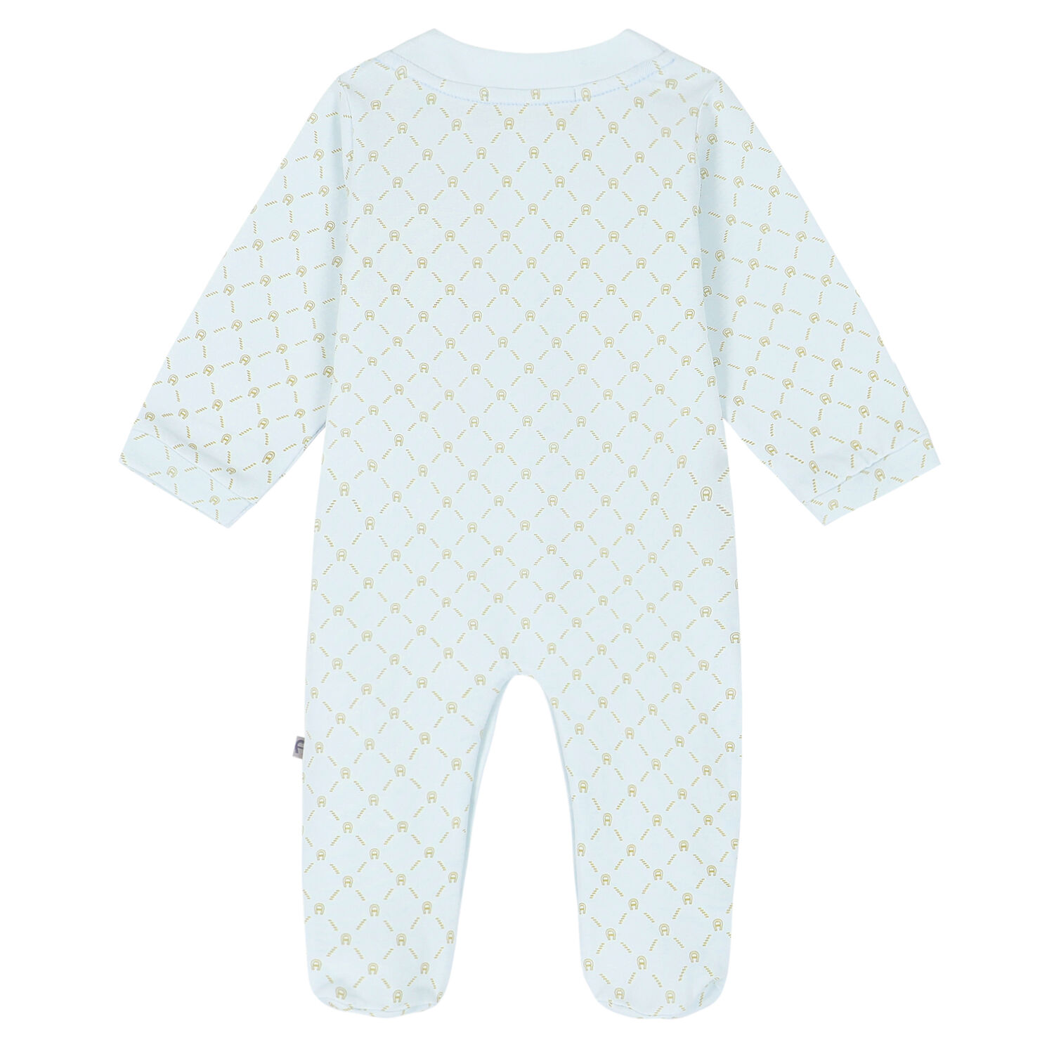 Blue Logo Babygrow, 2, hi-res