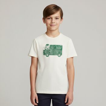 Boys Ivory Polo Bear T-Shirt, 1 Boys Ivory Polo Bear T-Shirt