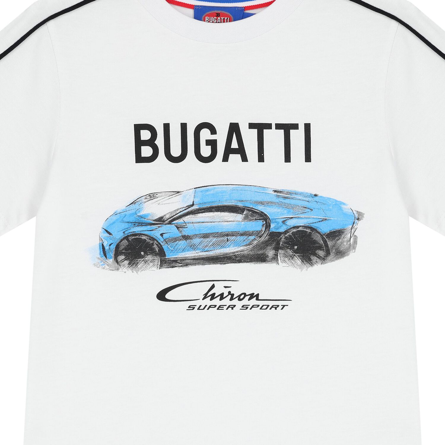 Boys White & Blue Logo T-Shirt, 2, hi-res image number null