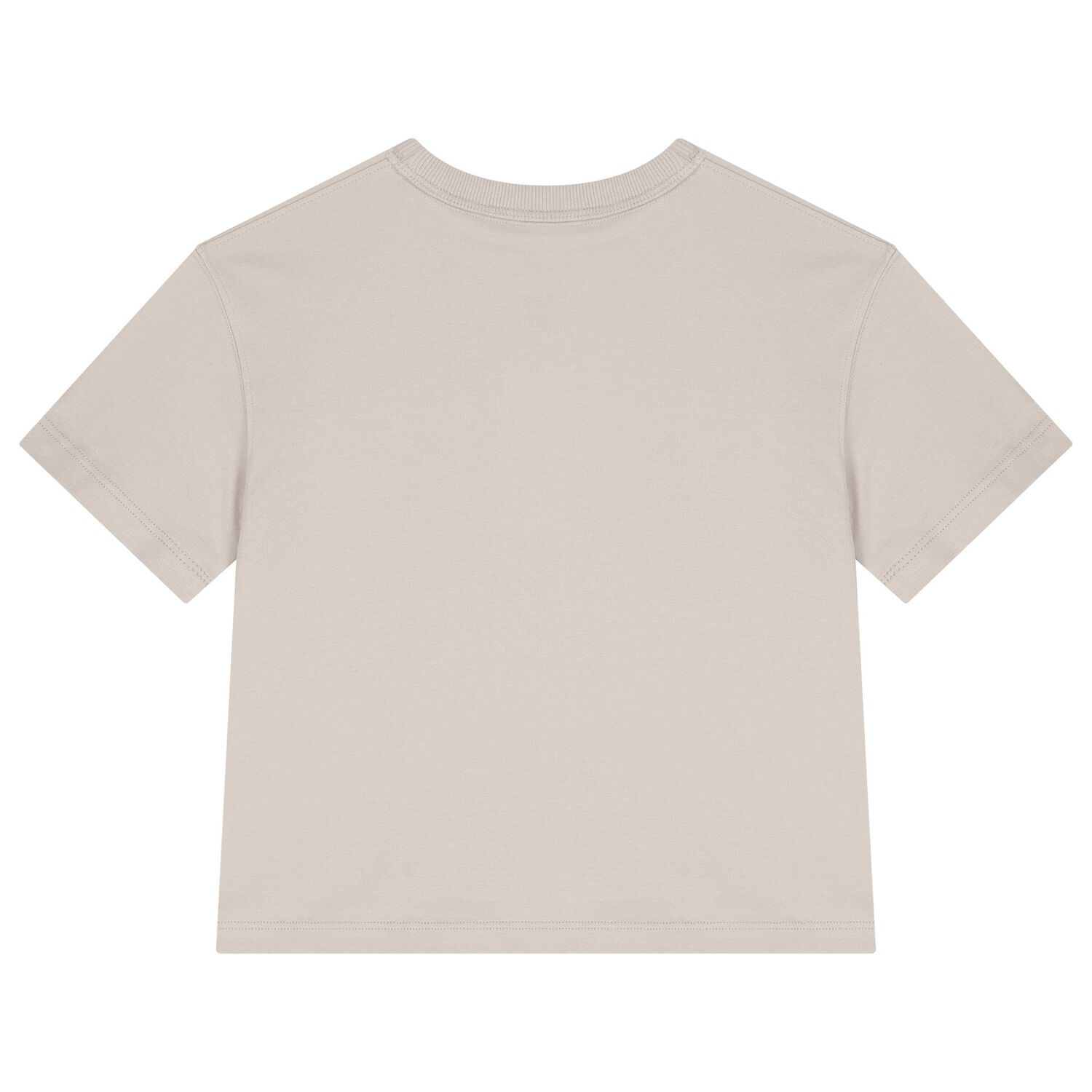 تيشيرت أولاد بالشعار باللون البيج, 2, hi-res image number null