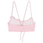 بيكيني اطفال مزين بزهور ثري دي باللون الوردي للبنات , 1, hi-res