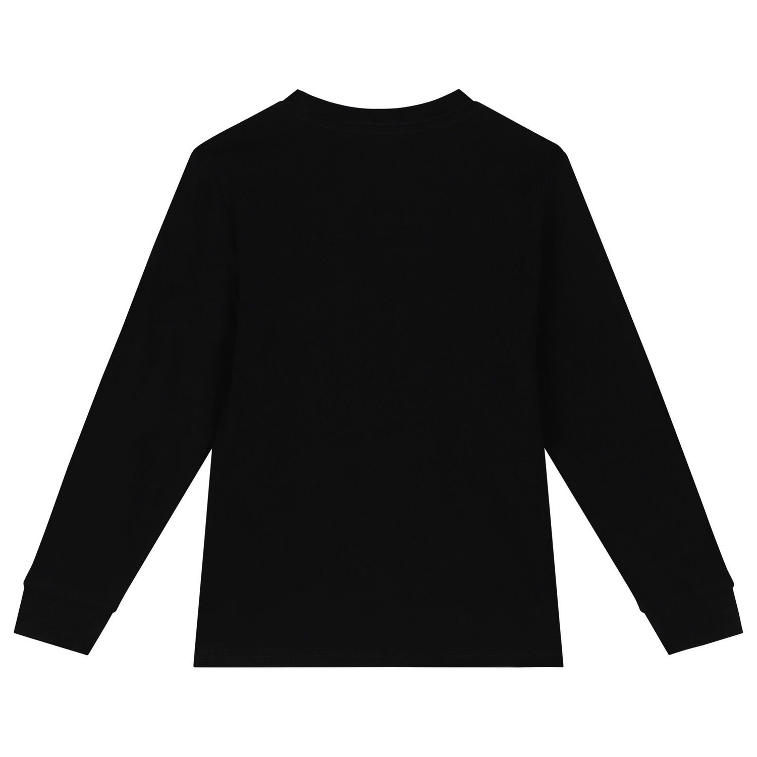 Boys Black Polo Bear Long Sleeve Top, 1, hi-res