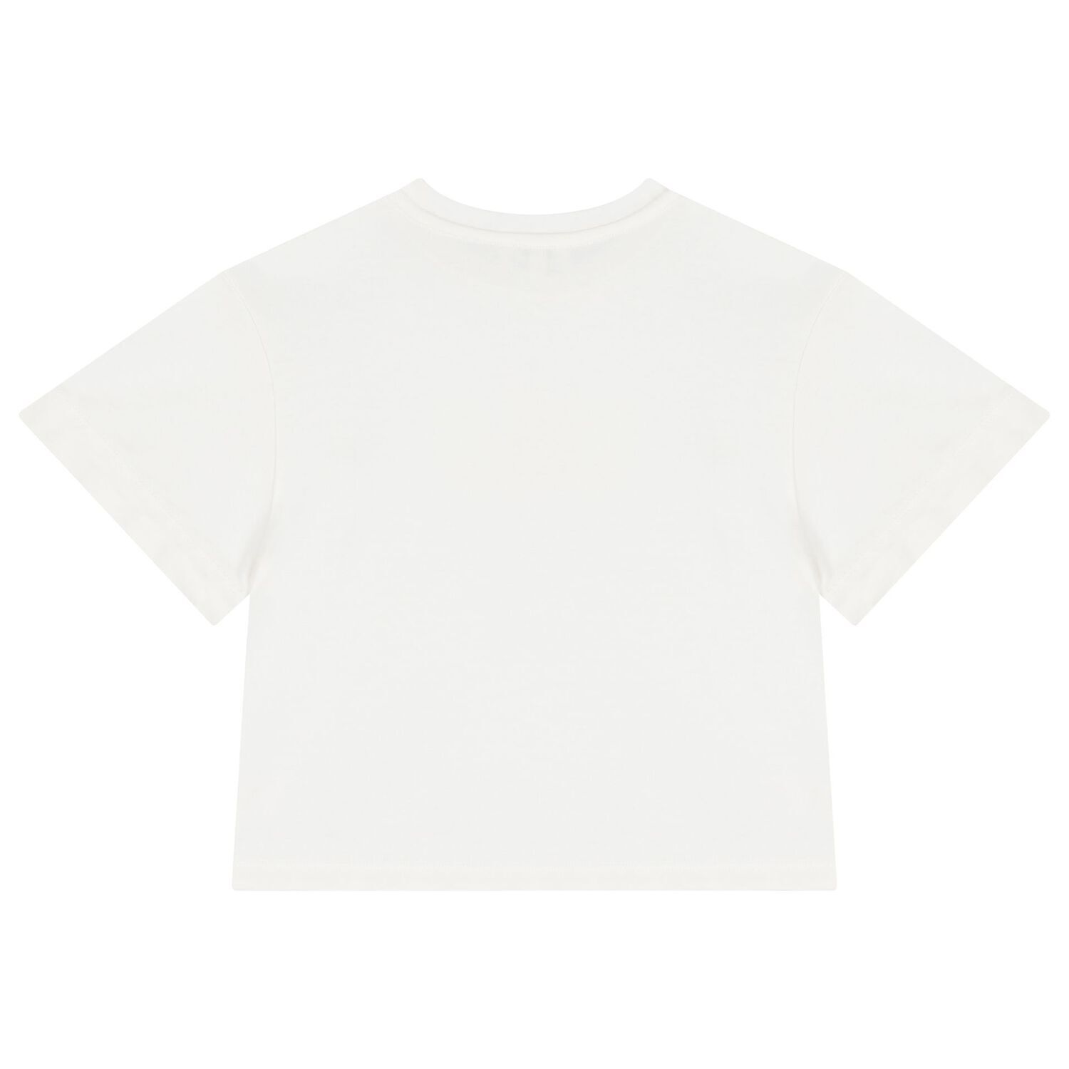 Girls Ivory Logo T-Shirt, 1, hi-res