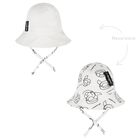 Baby Boys White Logo Reversible Logo Hat, 1, hi-res