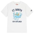 Bos White Octopus T-Shirt, 1, hi-res