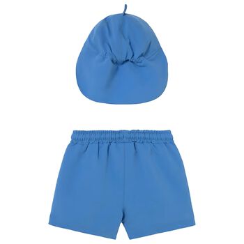 Younger Boys Blue Swim Shorts Set
