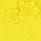 بدلة أطفال للبنات مزينة بالزهور باللون الاصفر , 1, hi-res